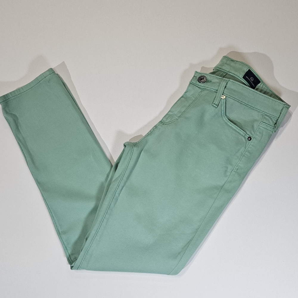 AG Adriano Goldschmied‎ Crop Cigarette Jeans 25 Green Made In USA